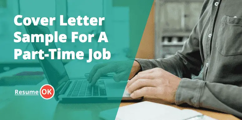 Sample cover letter student part time job