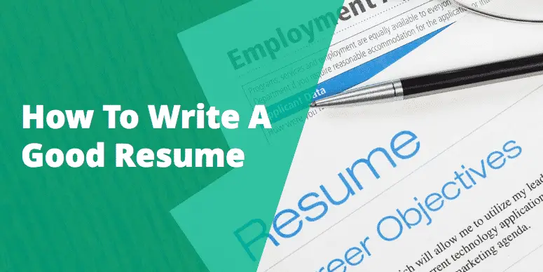 How To Write A Resume