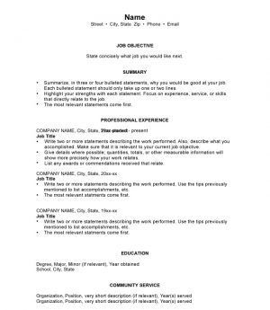 Resume Samples Types Of Resume Formats Examples Templates